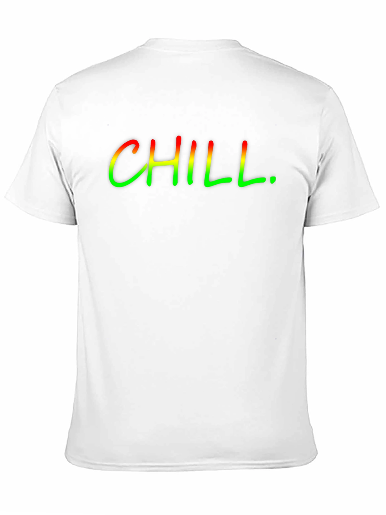 Chill T-Shirt - Rasta Fade Graphic Print