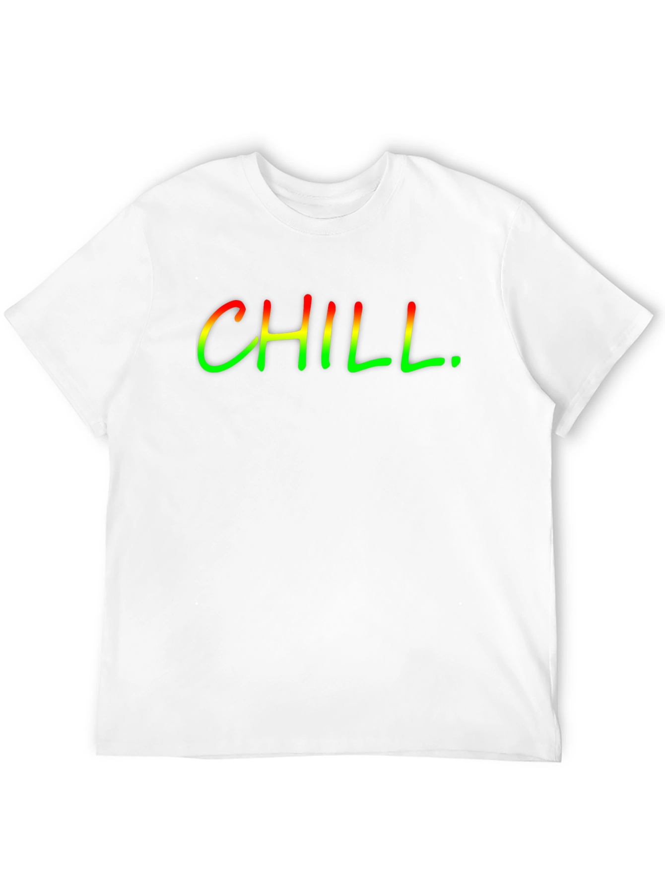 Chill T-Shirt - Rasta Fade Graphic Print