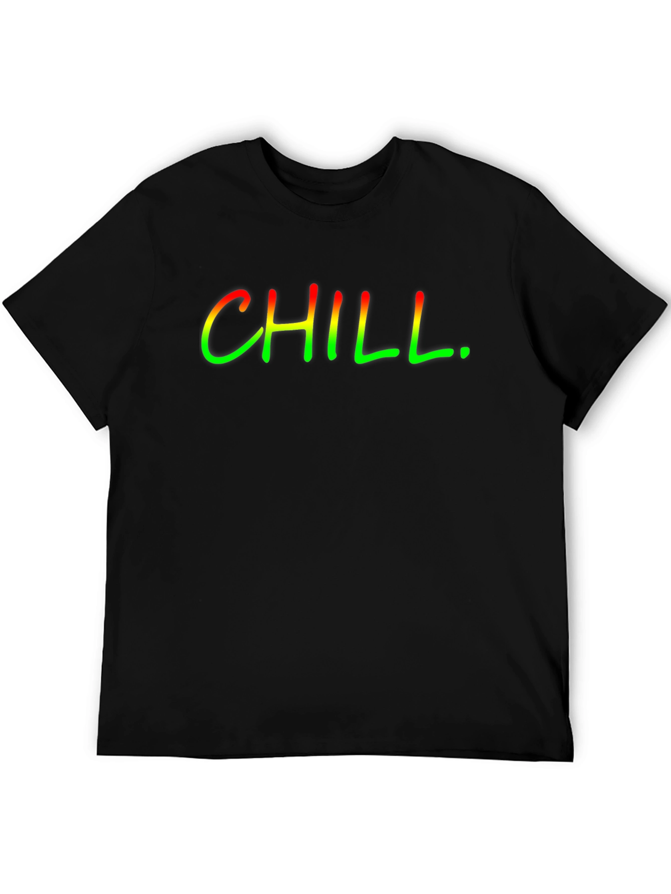 Chill T-Shirt - Rasta Fade Graphic Print