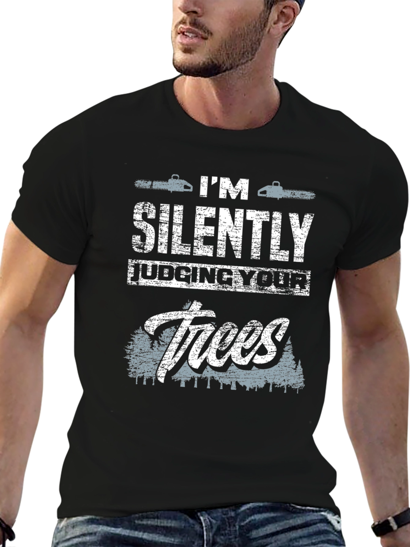 Silently Judging Trees Graphic Tee