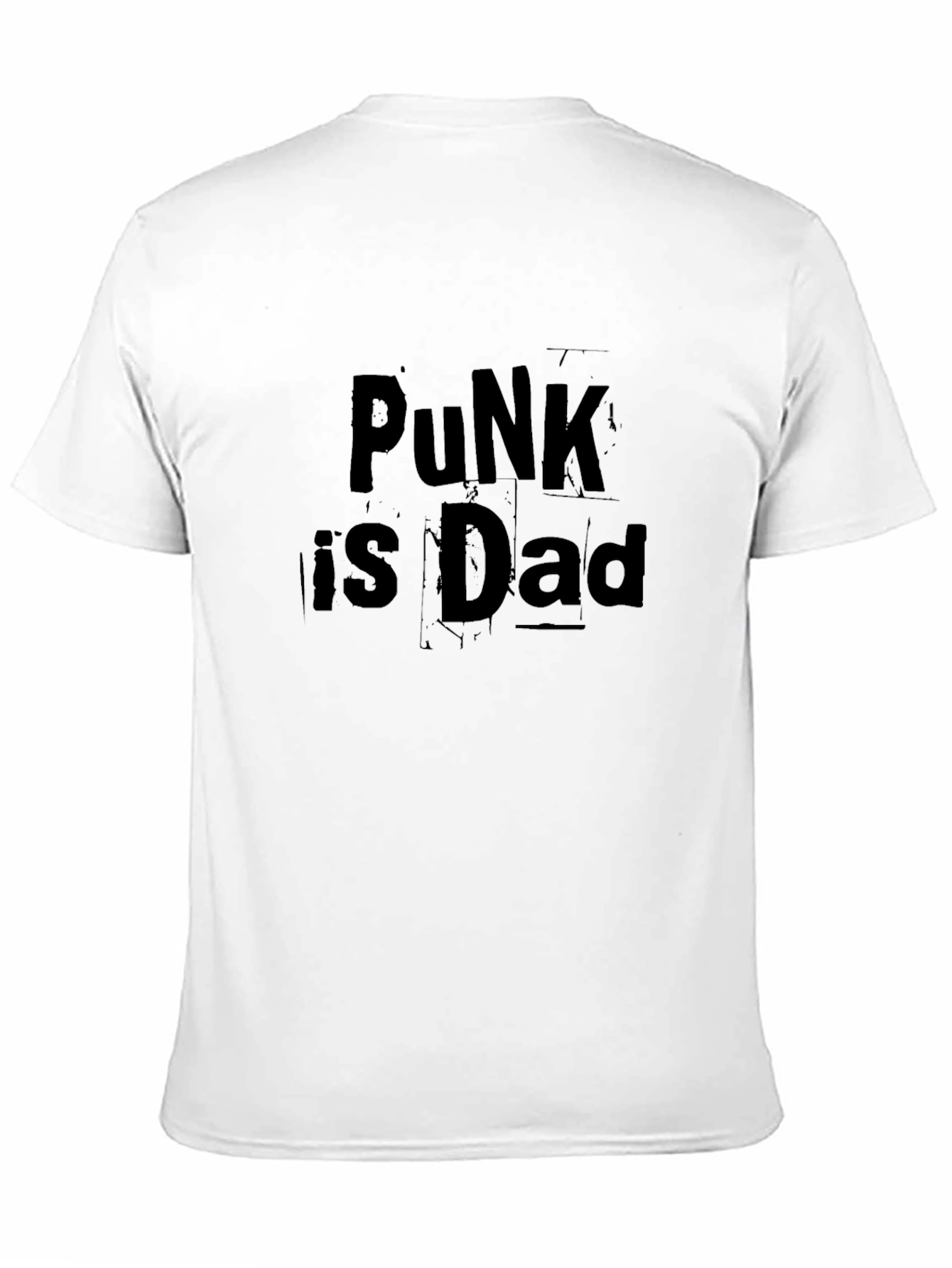 Punk is Dad Graphic T-Shirt - Black