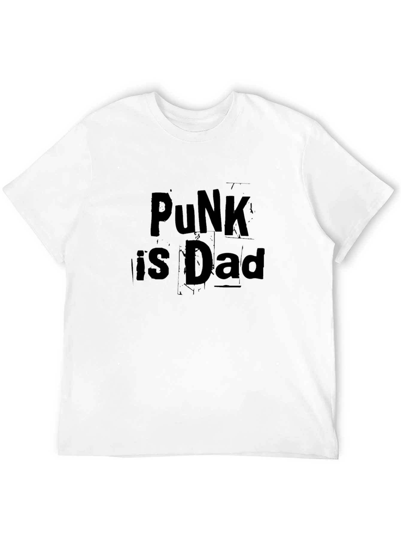 Punk is Dad Graphic T-Shirt - Black