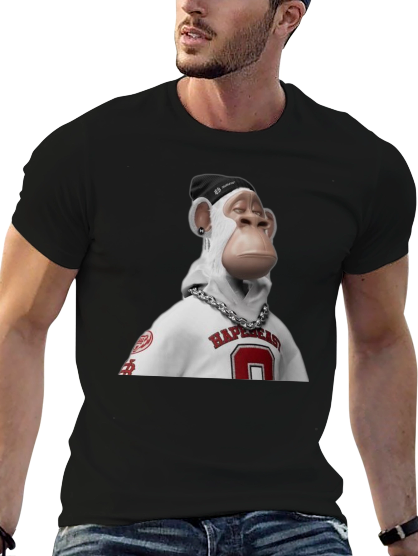 Bored Ape NFT Black T-Shirt