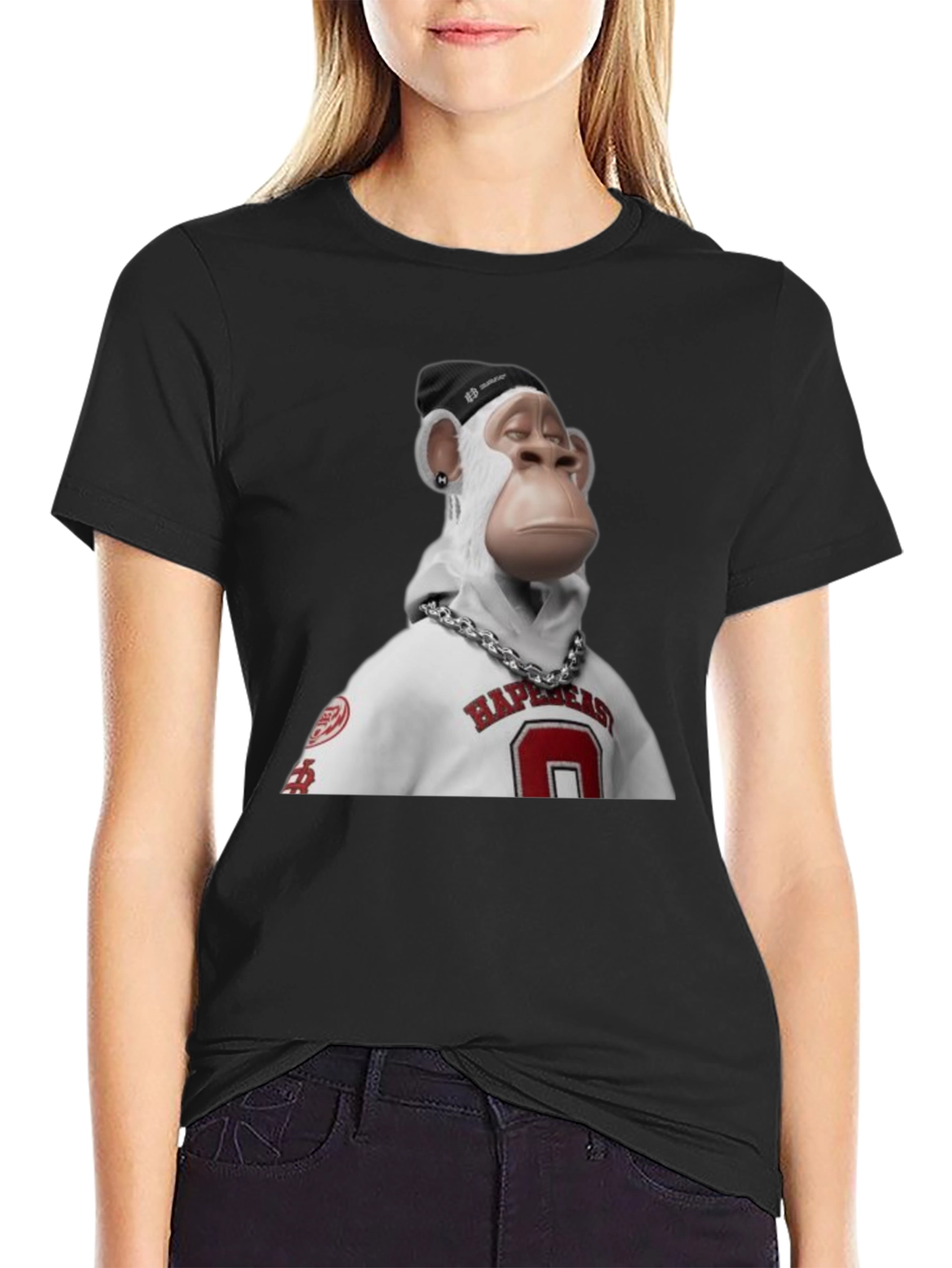 Bored Ape NFT Black T-Shirt