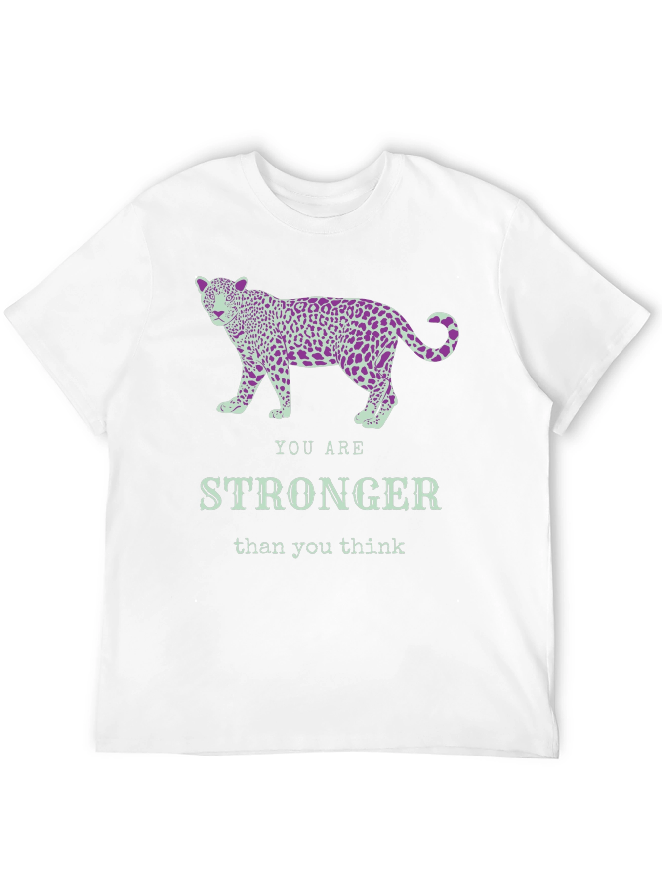 Stronger Leopard Graphic Tee