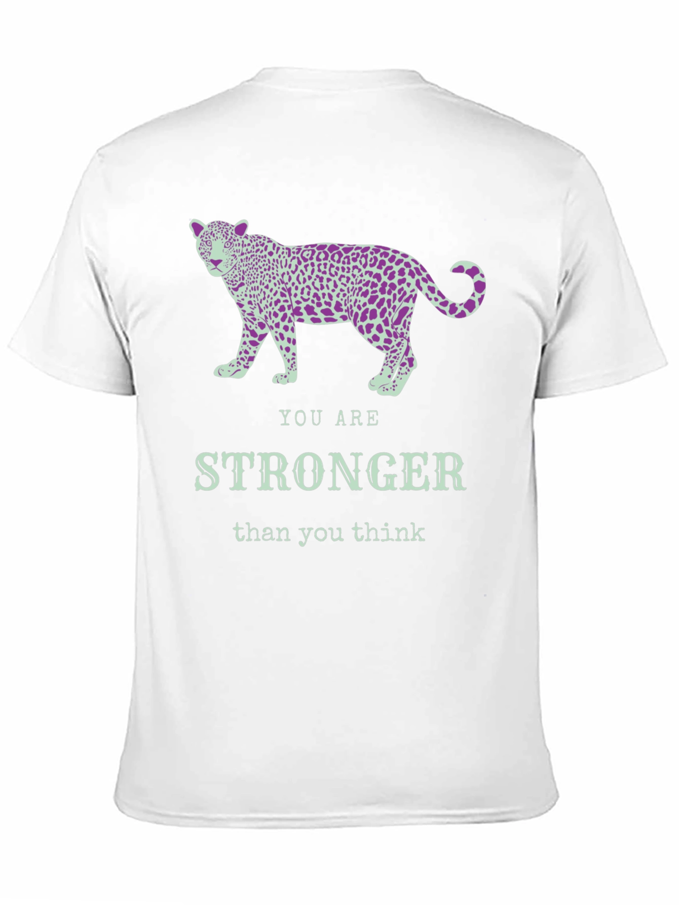 Stronger Leopard Graphic Tee