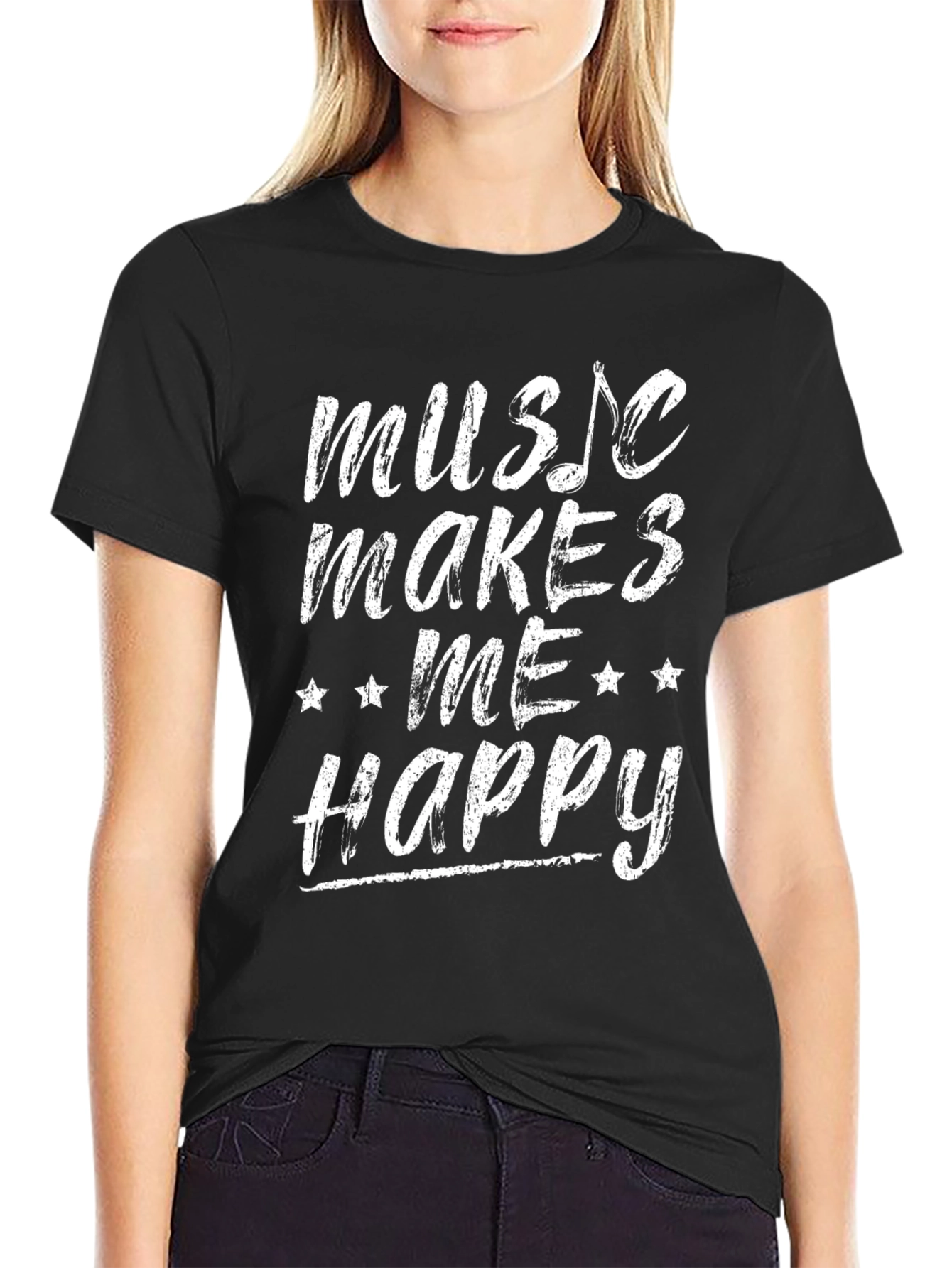 Music Makes Me Happy Graphic Tee