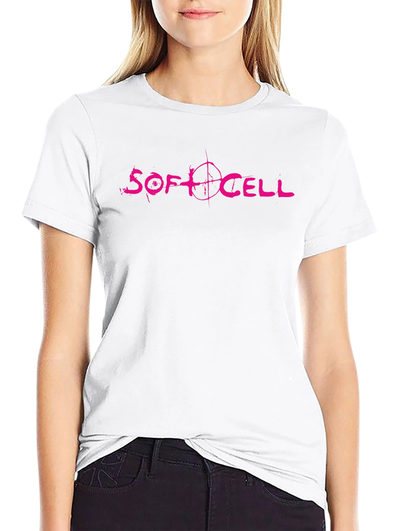 Soft Cell Graphic Black T-Shirt