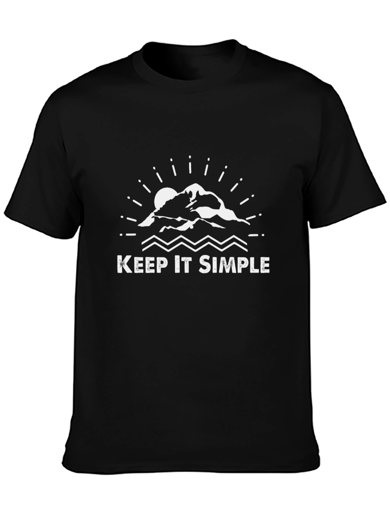 Keep It Simple Mountain Graphic T-Shirt