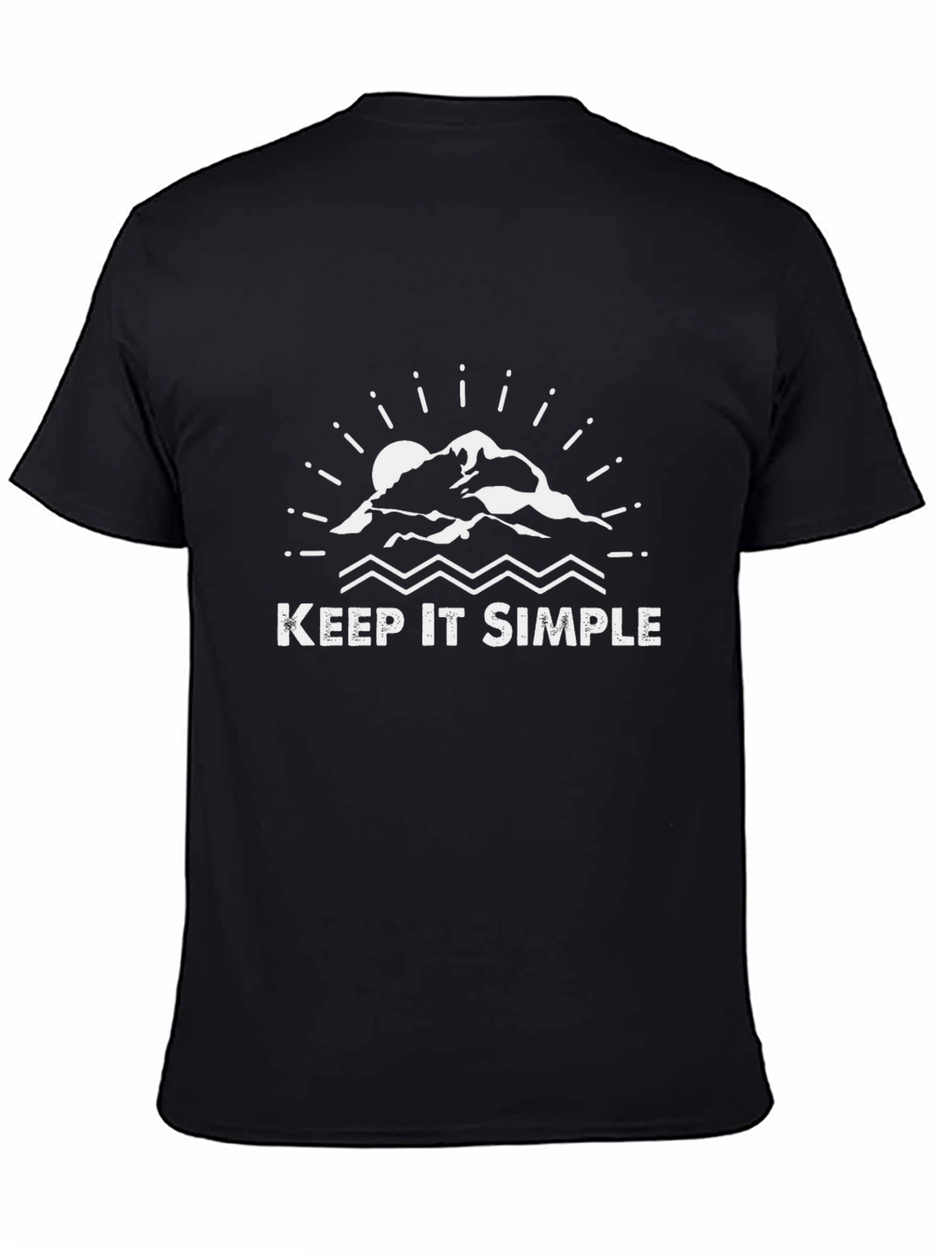 Keep It Simple Mountain Graphic T-Shirt