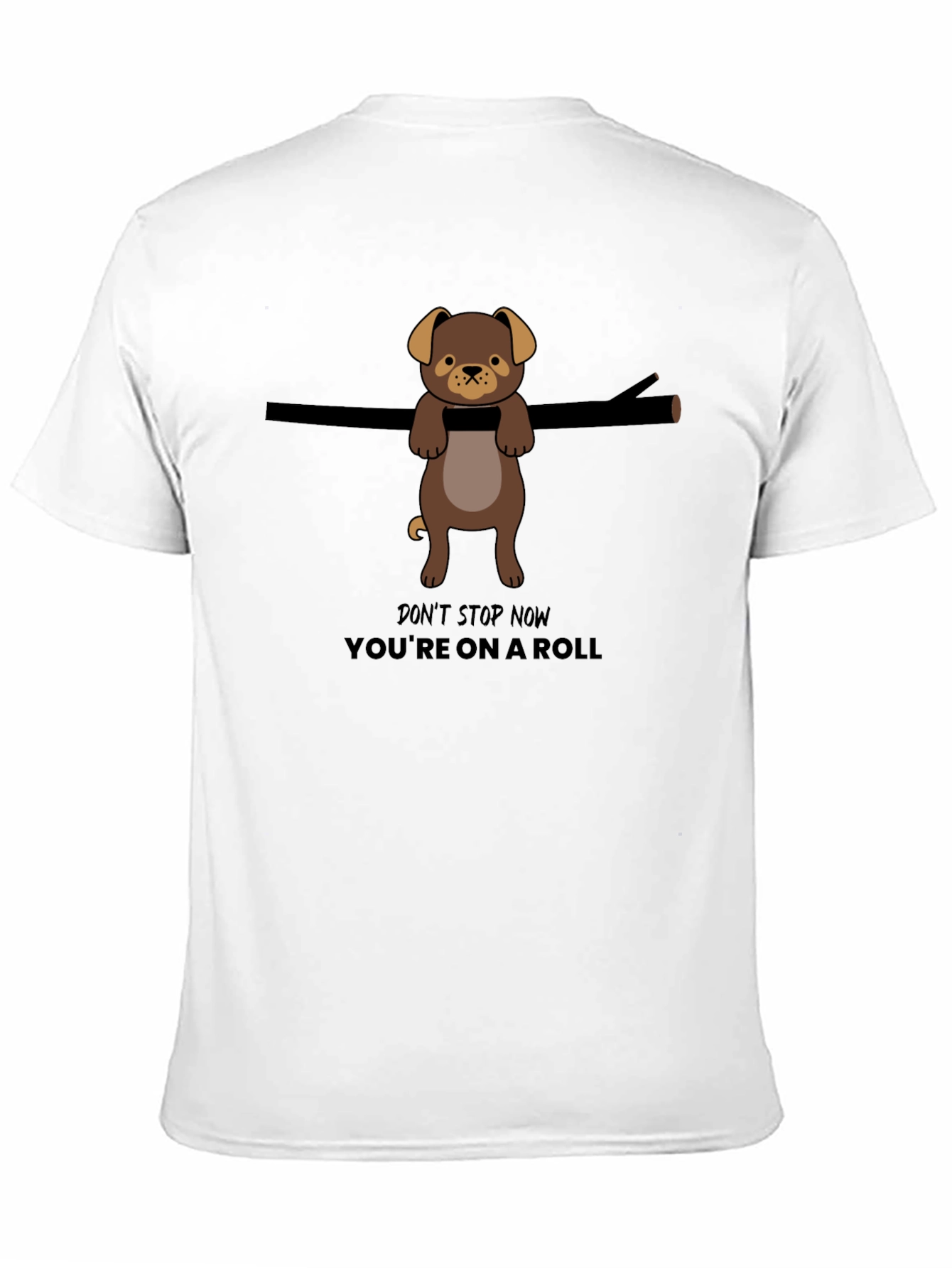 Cute Dog Roll Graphic Tee