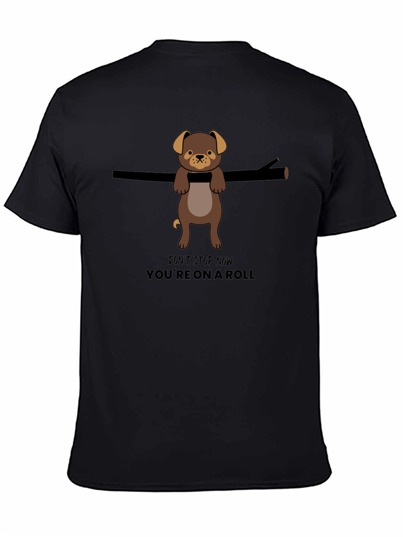 Cute Dog Roll Graphic Tee