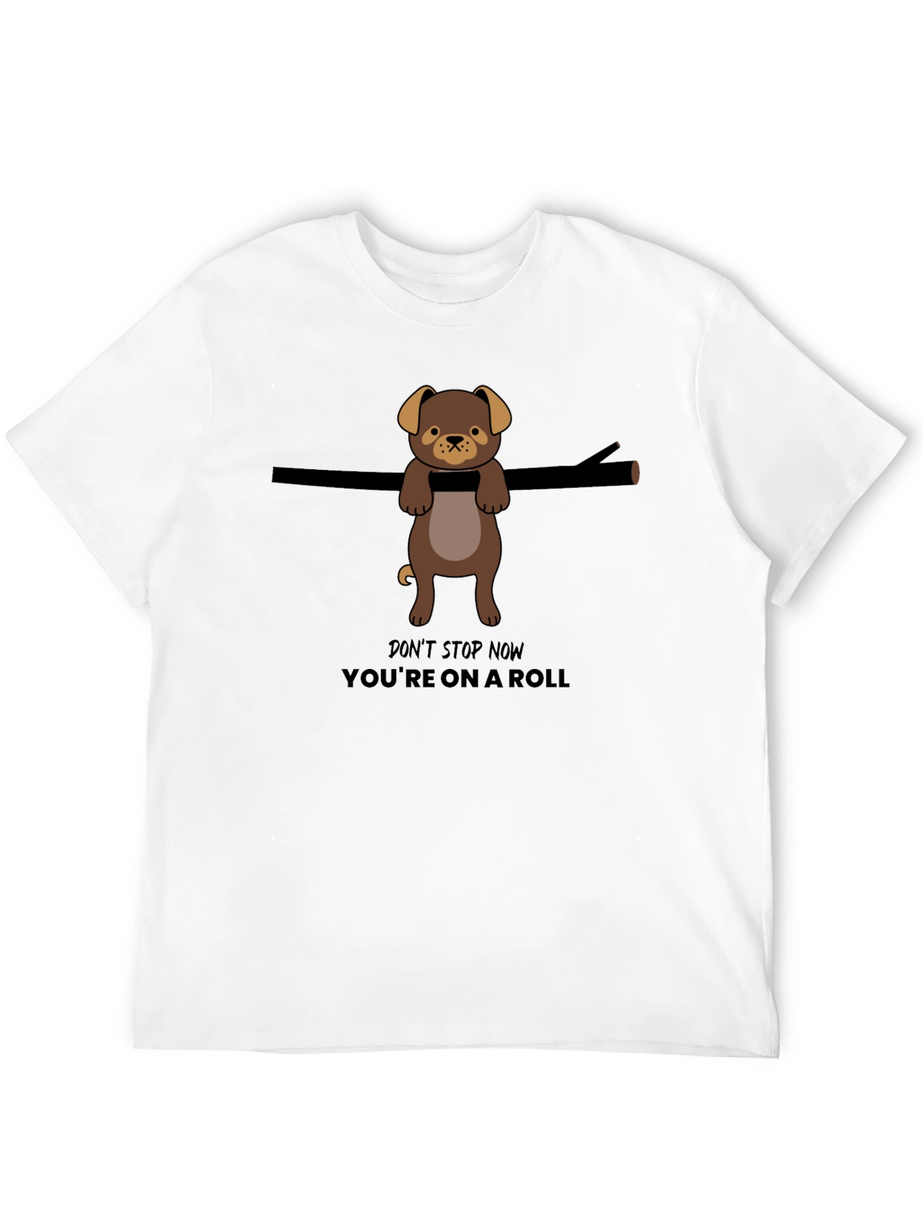 Cute Dog Roll Graphic Tee