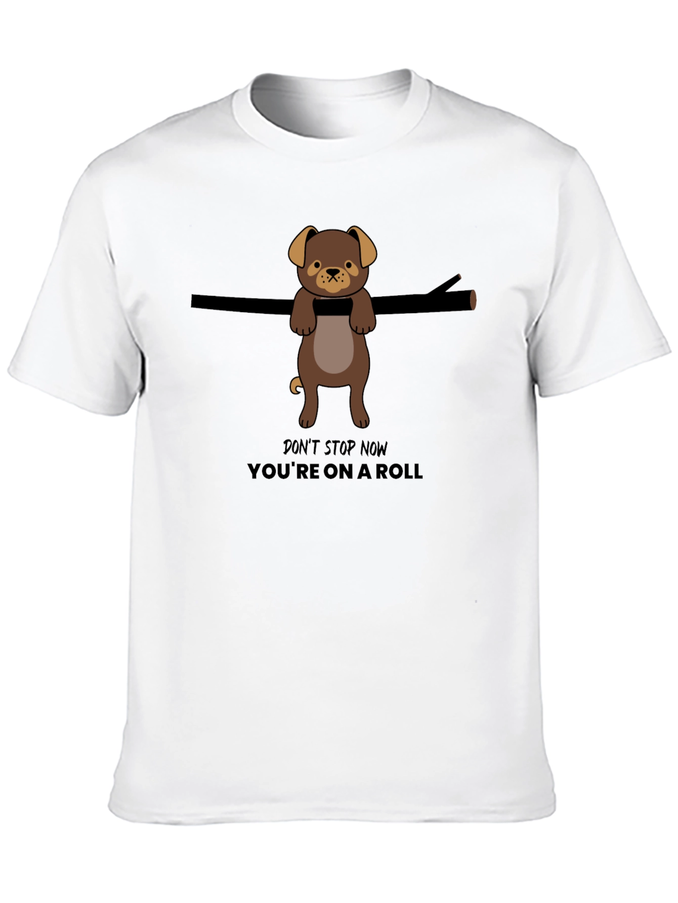 Cute Dog Roll Graphic Tee