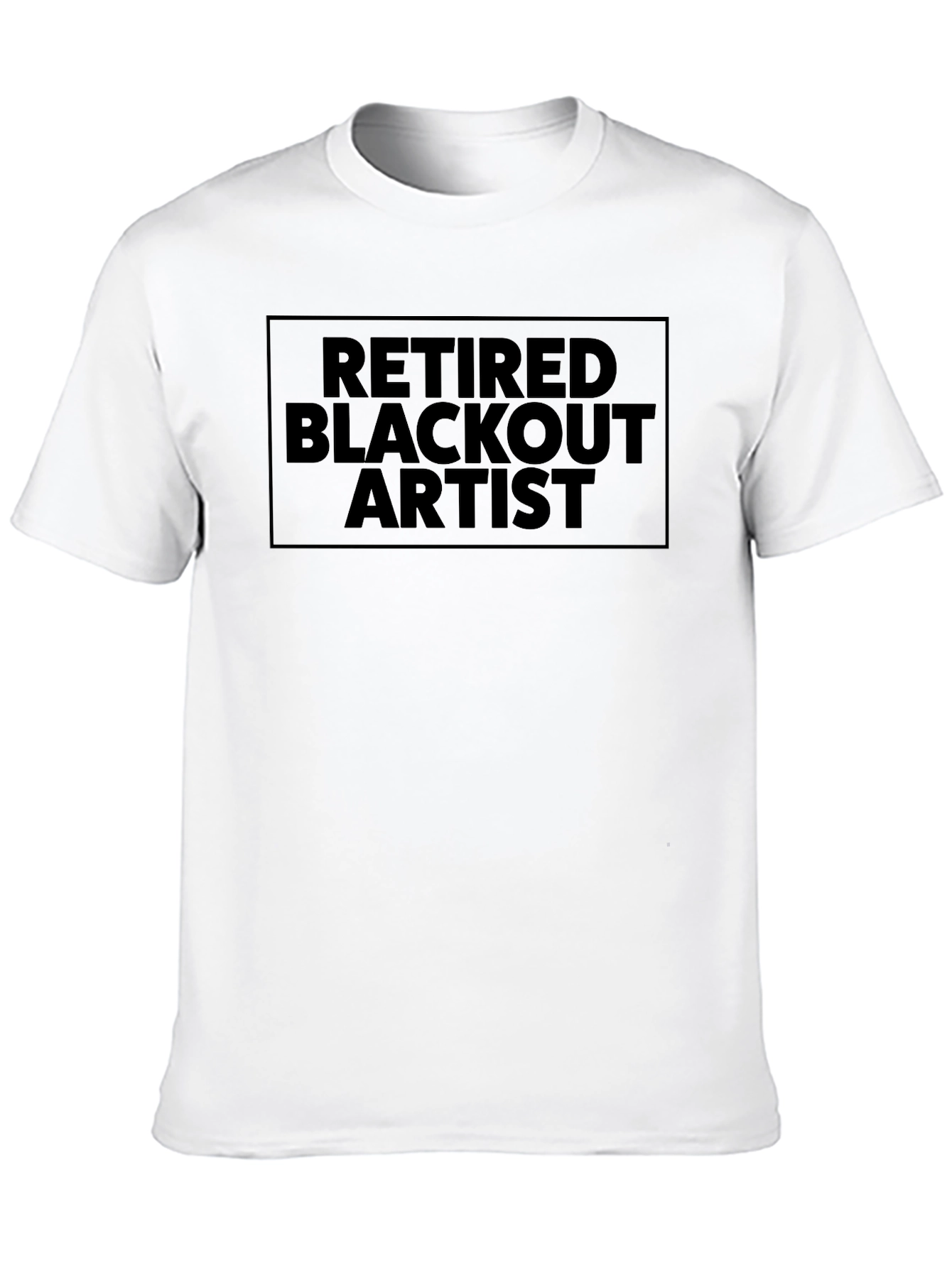 Retired Blackout Artist Graphic Tee - Comfortable Fit