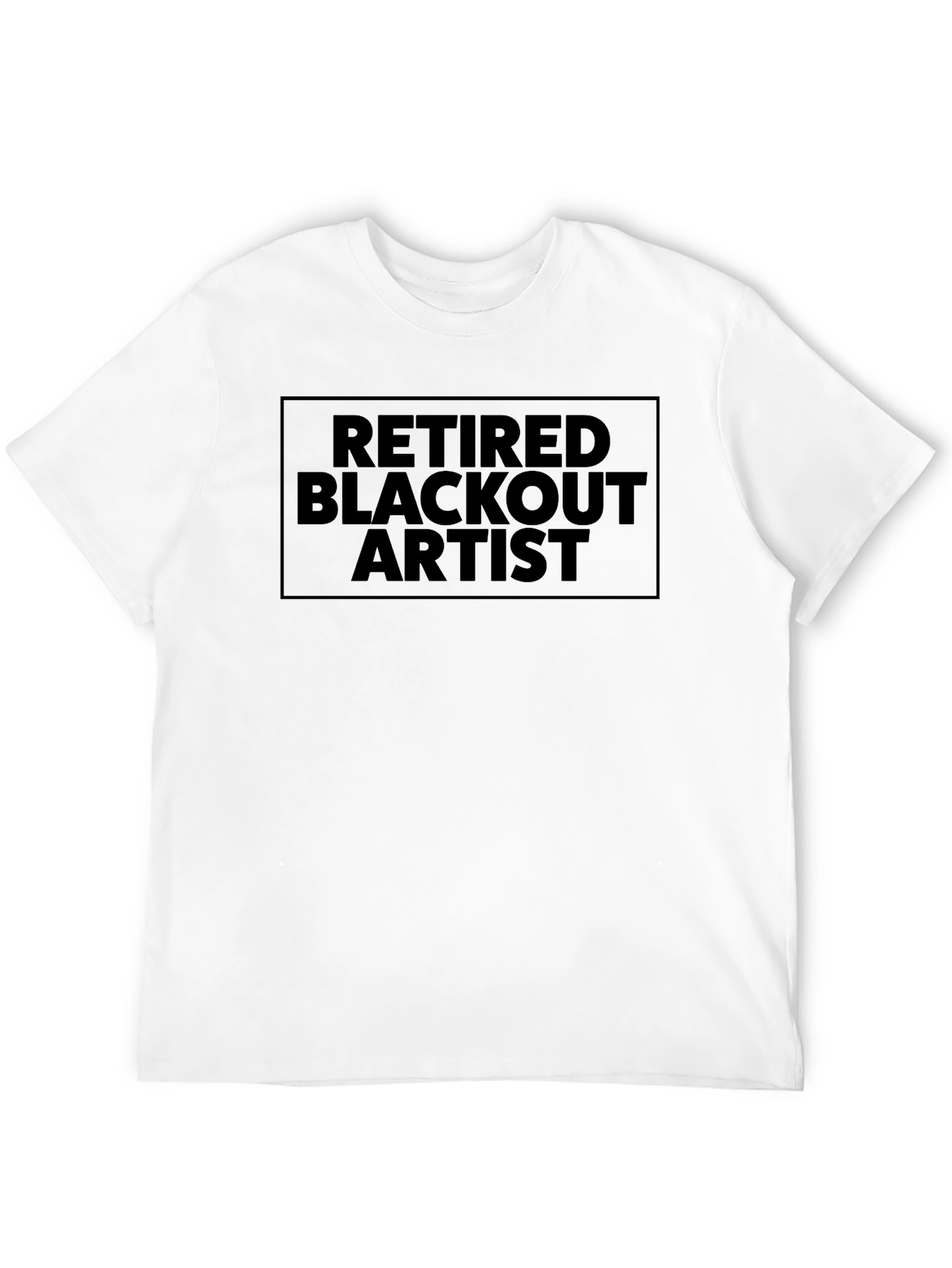 Retired Blackout Artist Graphic Tee - Comfortable Fit