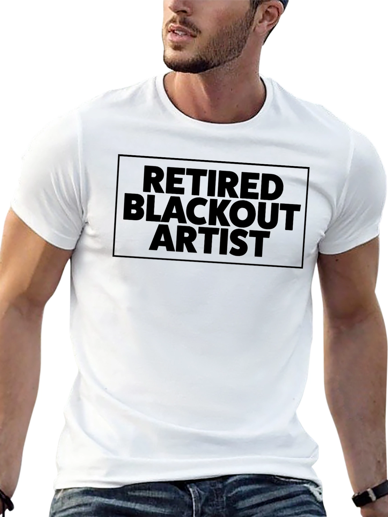 Retired Blackout Artist Graphic Tee - Comfortable Fit