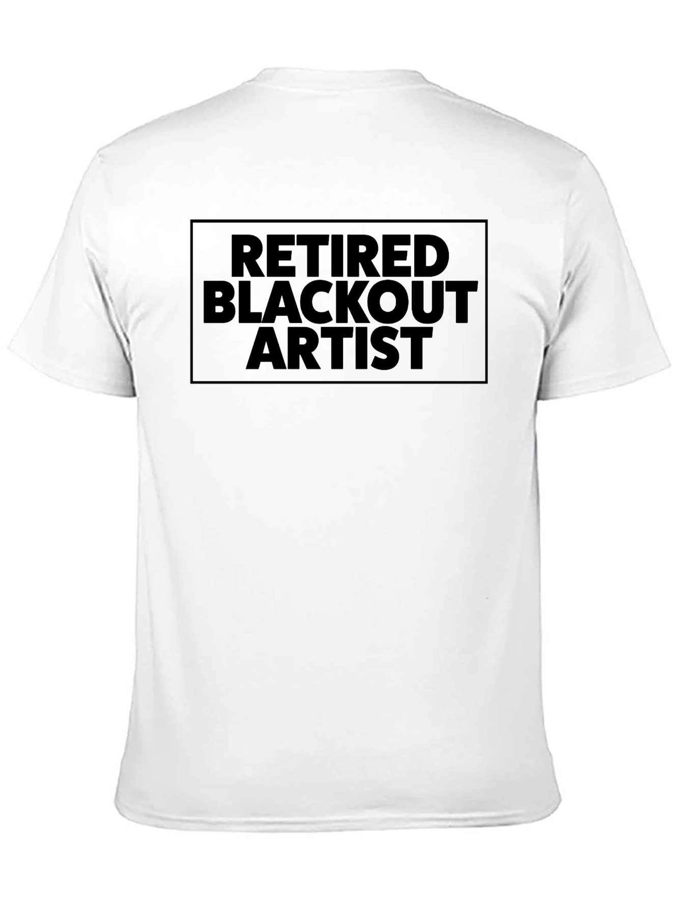 Retired Blackout Artist Graphic Tee - Comfortable Fit
