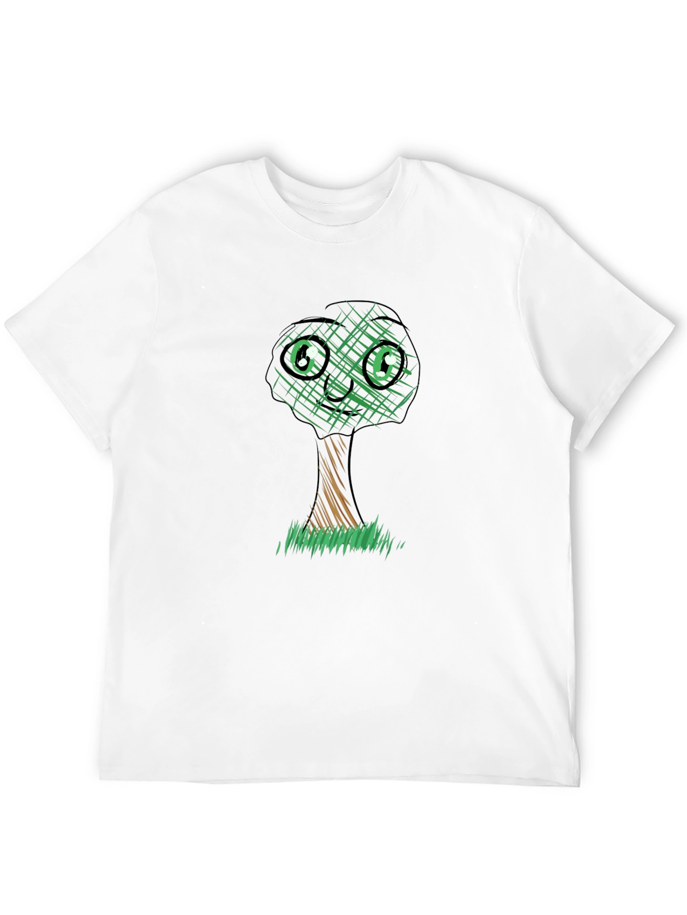 Cute Tree Graphic Tee - Black Unisex T-Shirt