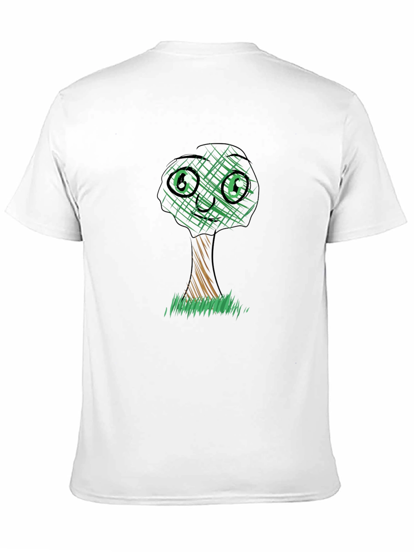 Cute Tree Graphic Tee - Black Unisex T-Shirt
