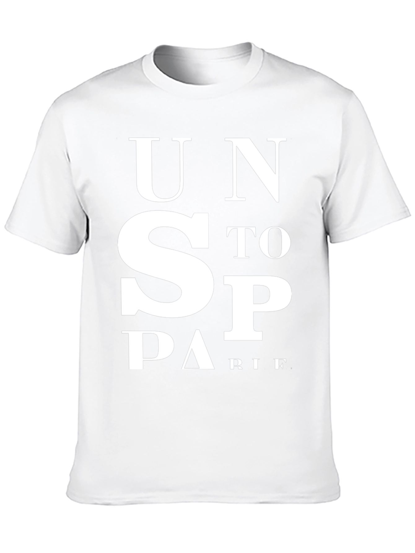 Unstoppable Mens Black Graphic T-Shirt