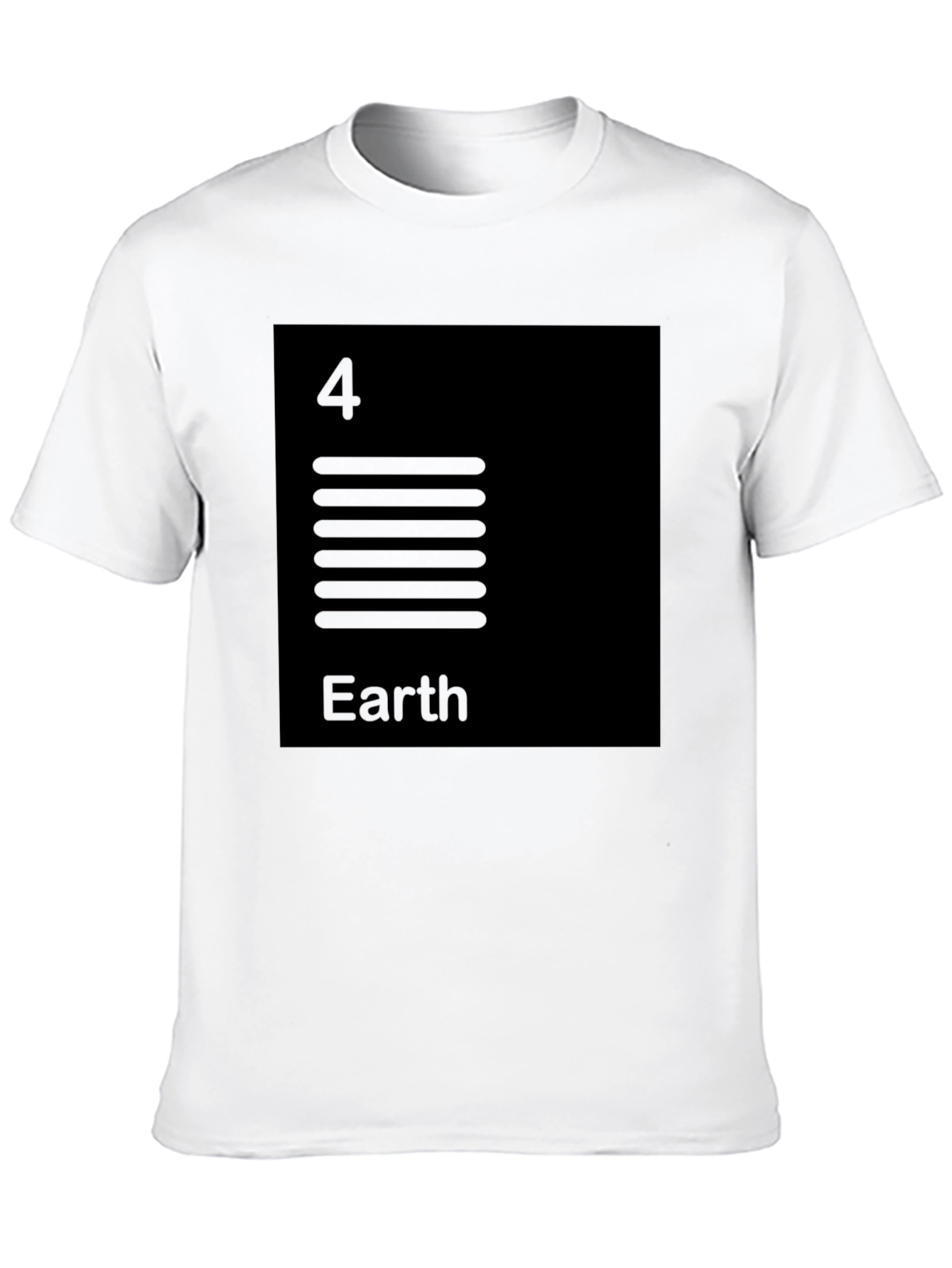 Earth Element Black Graphic T-Shirt - Unisex