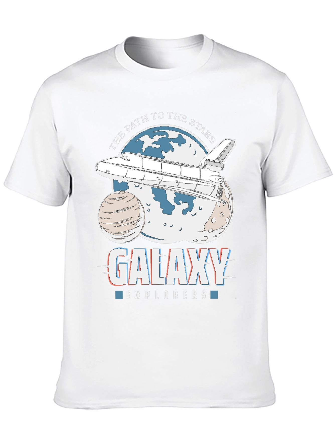 Galaxy Explorers Space Shuttle Graphic Tee