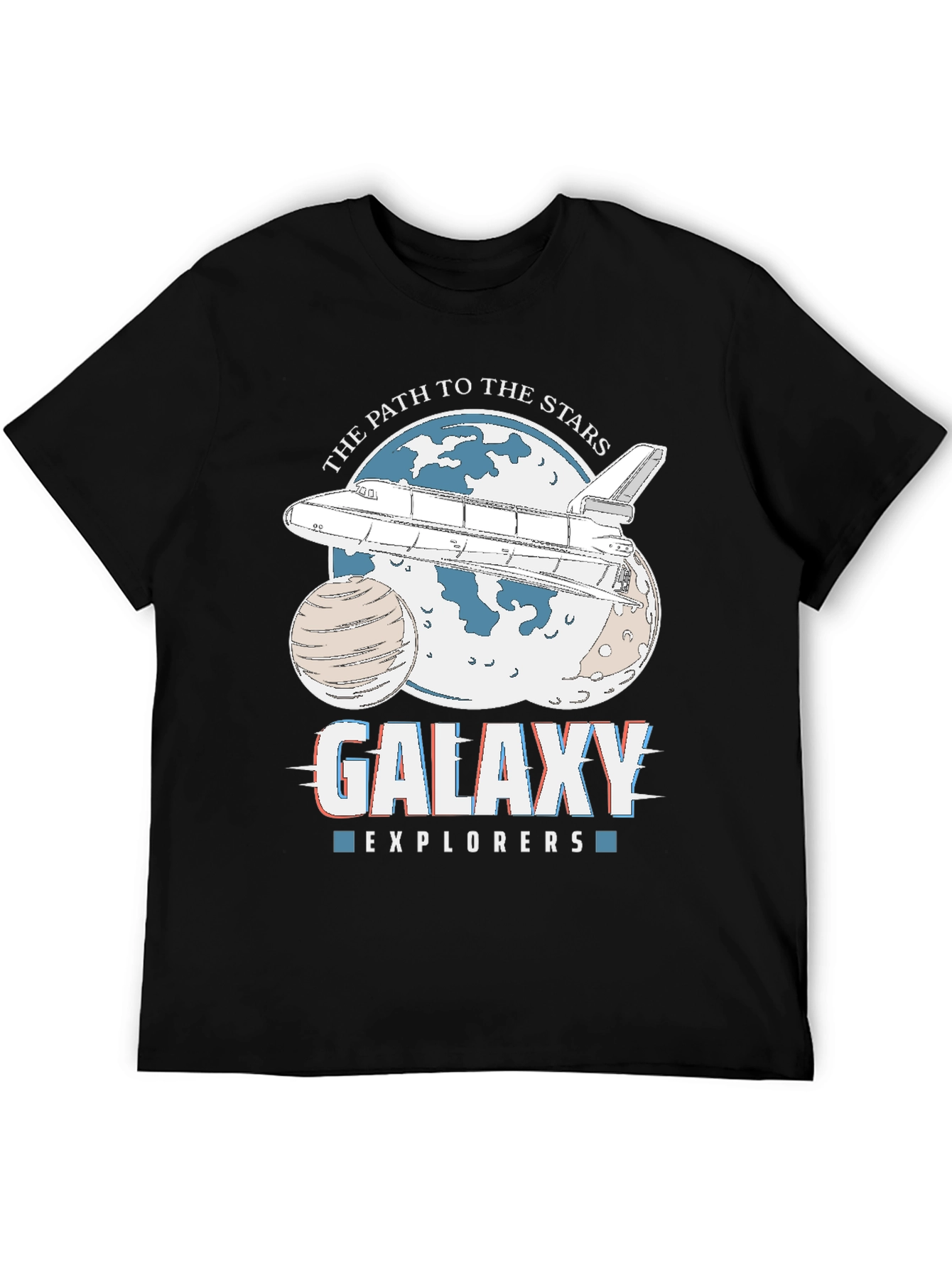 Galaxy Explorers Space Shuttle Graphic Tee