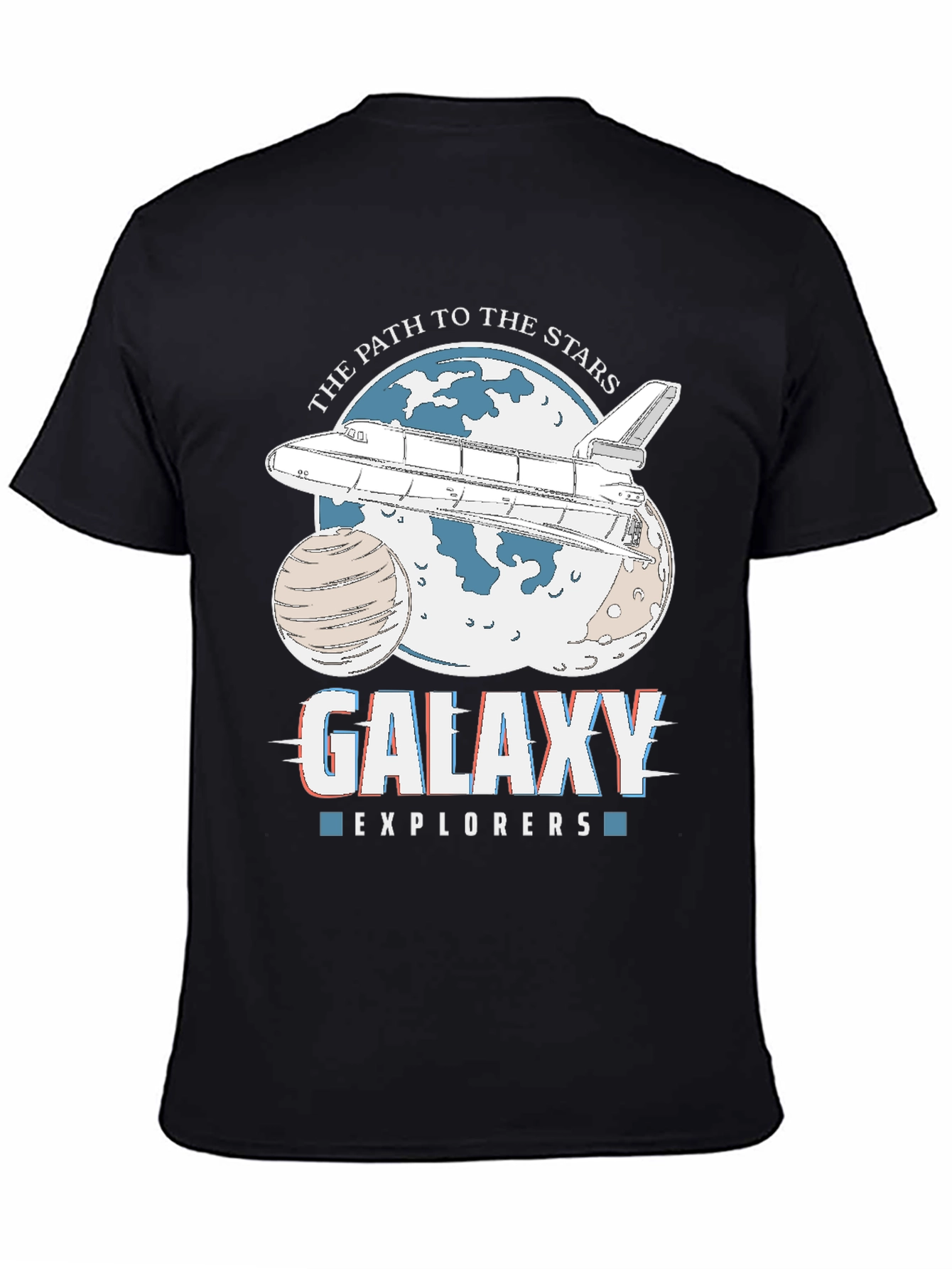Galaxy Explorers Space Shuttle Graphic Tee