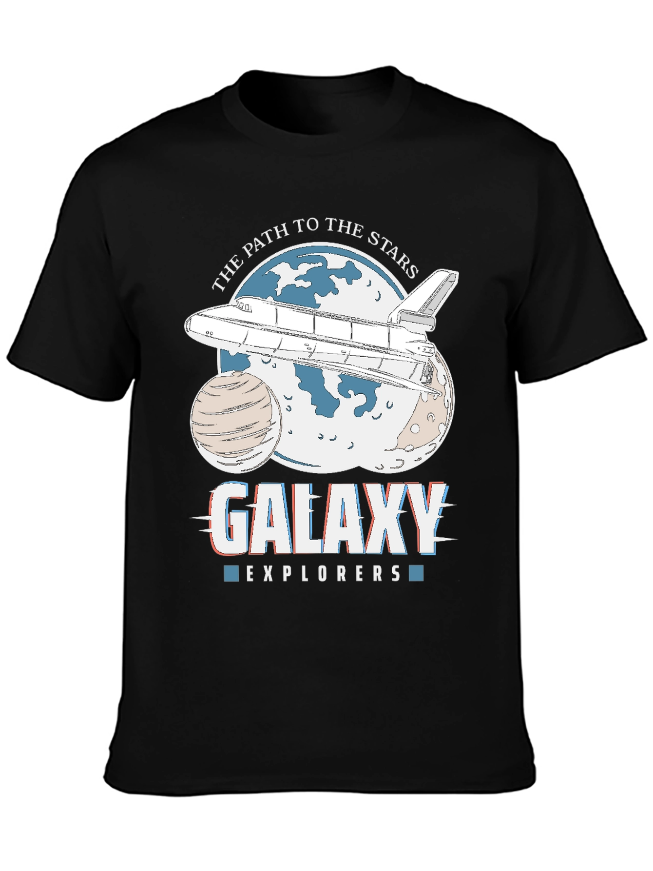 Galaxy Explorers Space Shuttle Graphic Tee