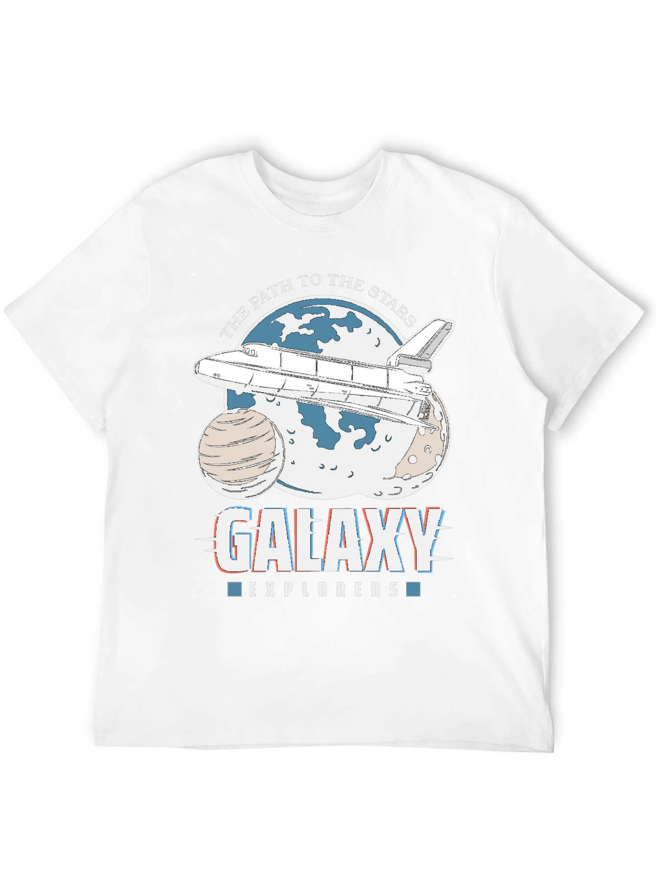 Galaxy Explorers Space Shuttle Graphic Tee