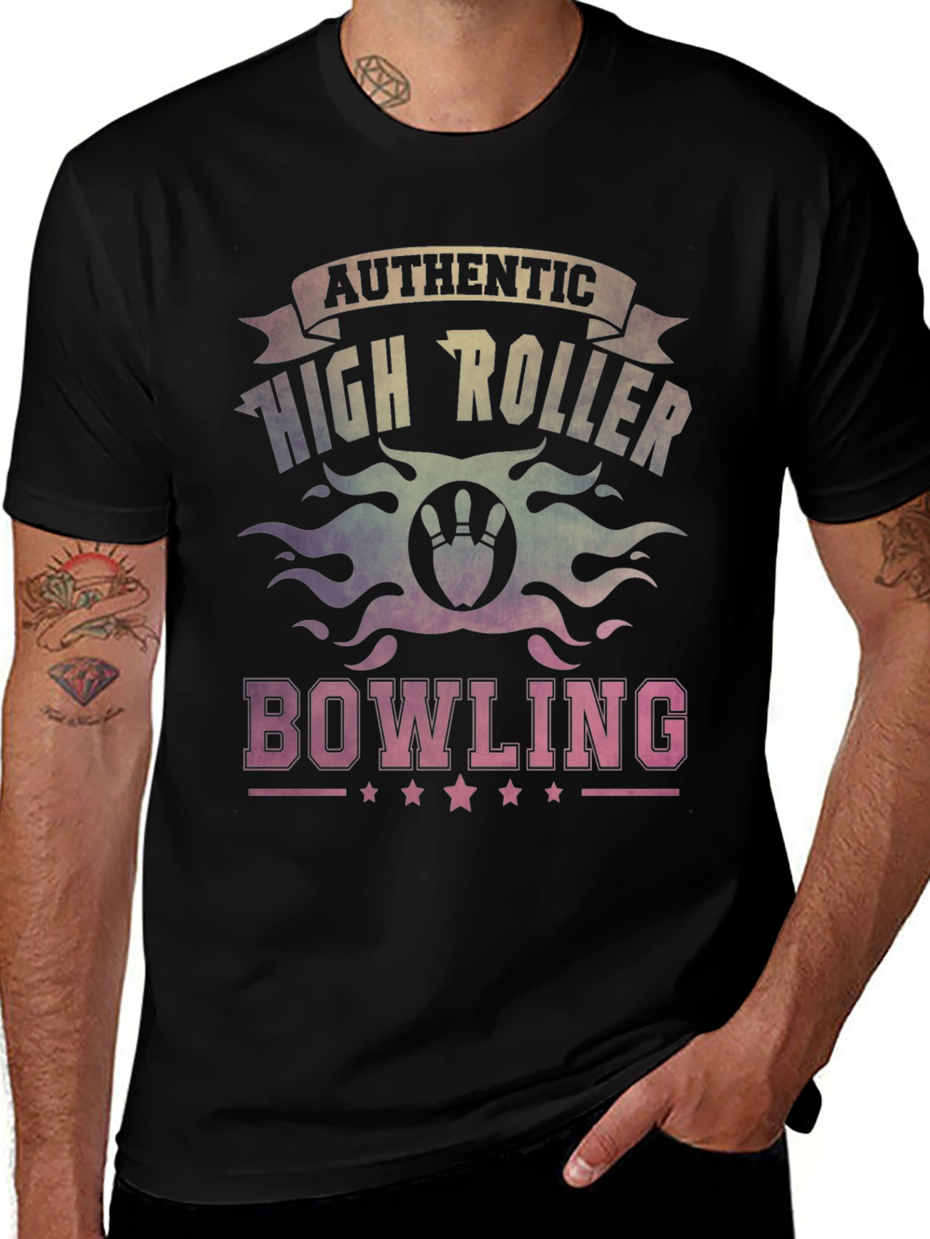 Authentic High Roller Bowling T-Shirt
