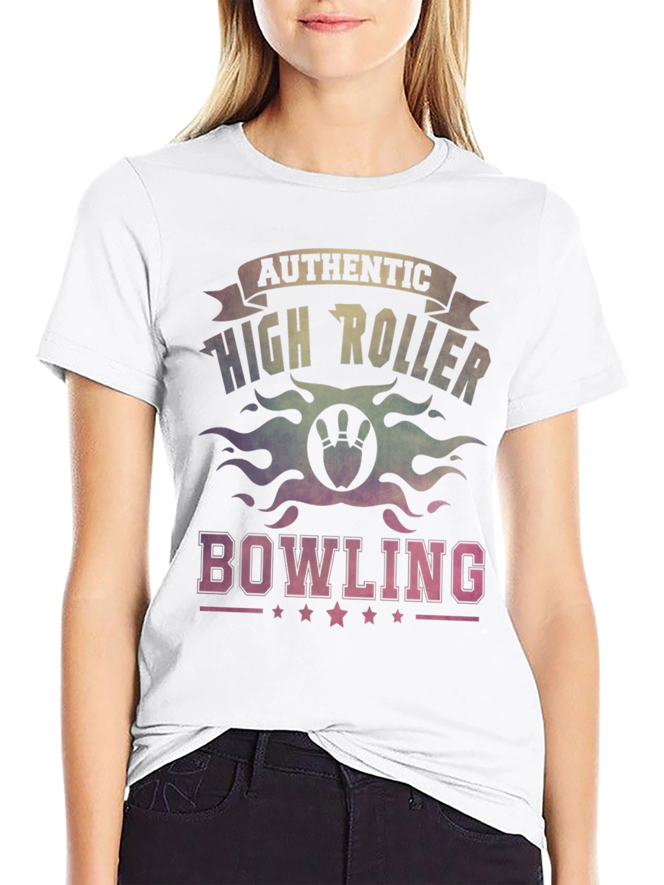 Authentic High Roller Bowling T-Shirt