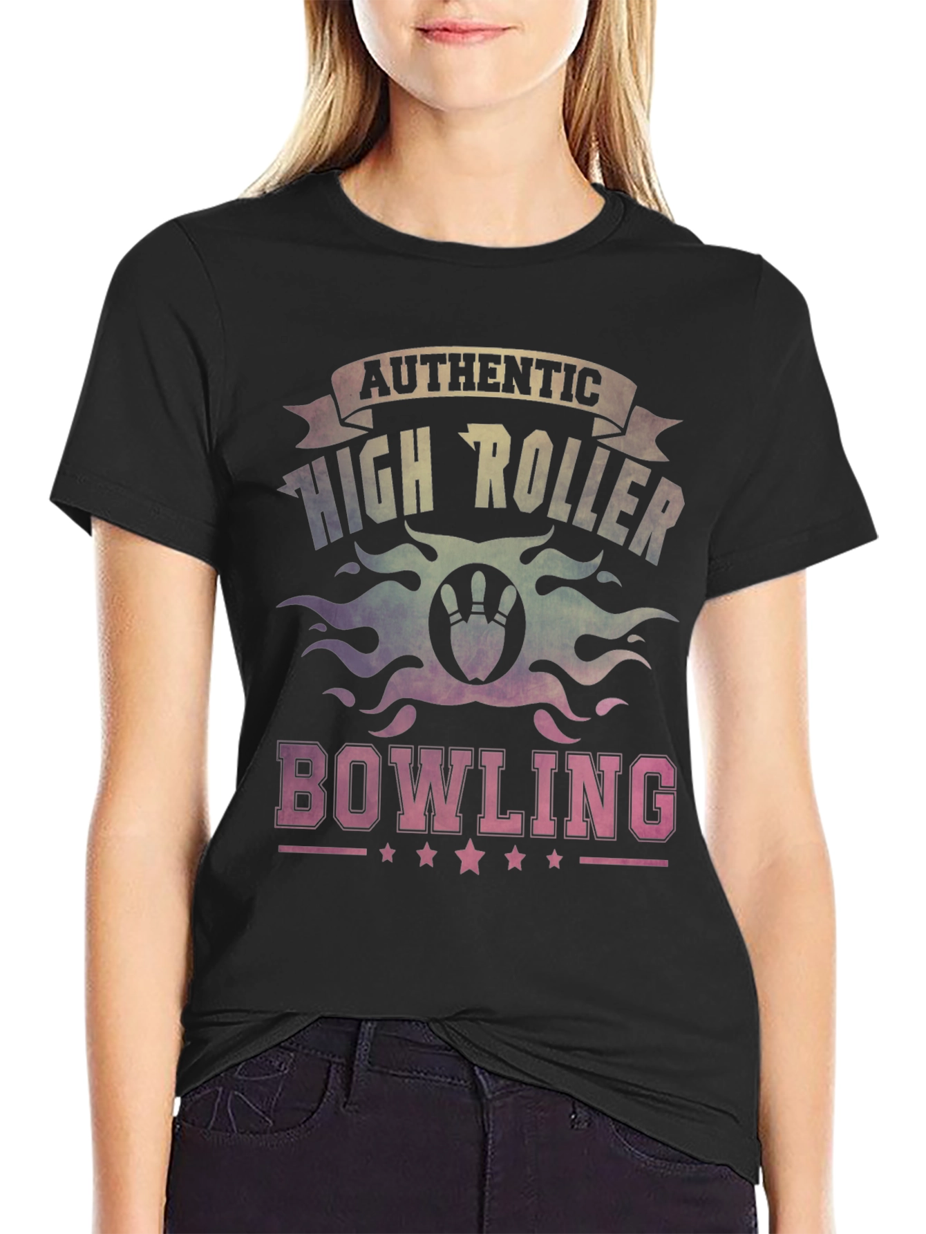 Authentic High Roller Bowling T-Shirt