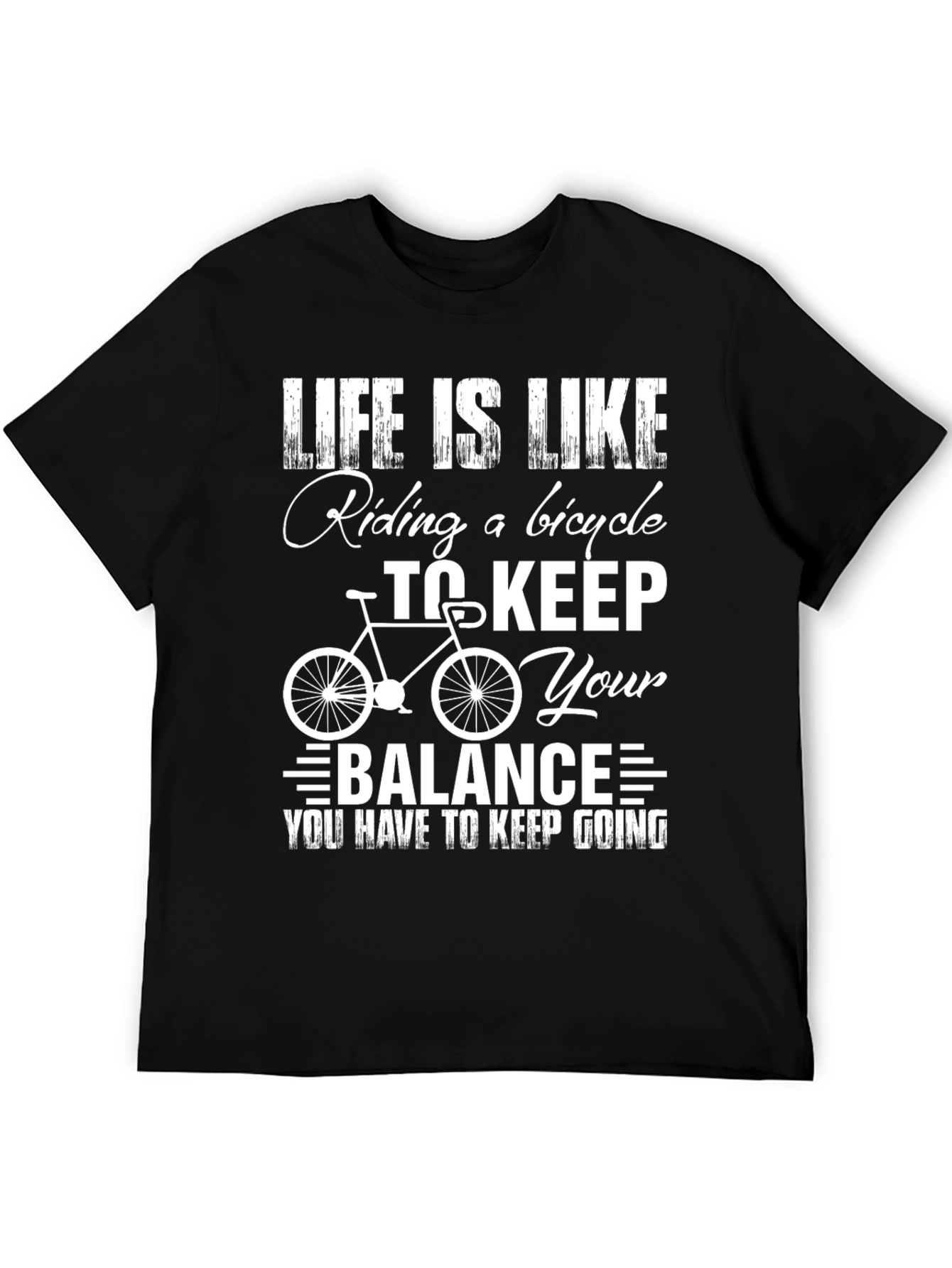 Life is Like Riding a Bicycle Graphic Tee