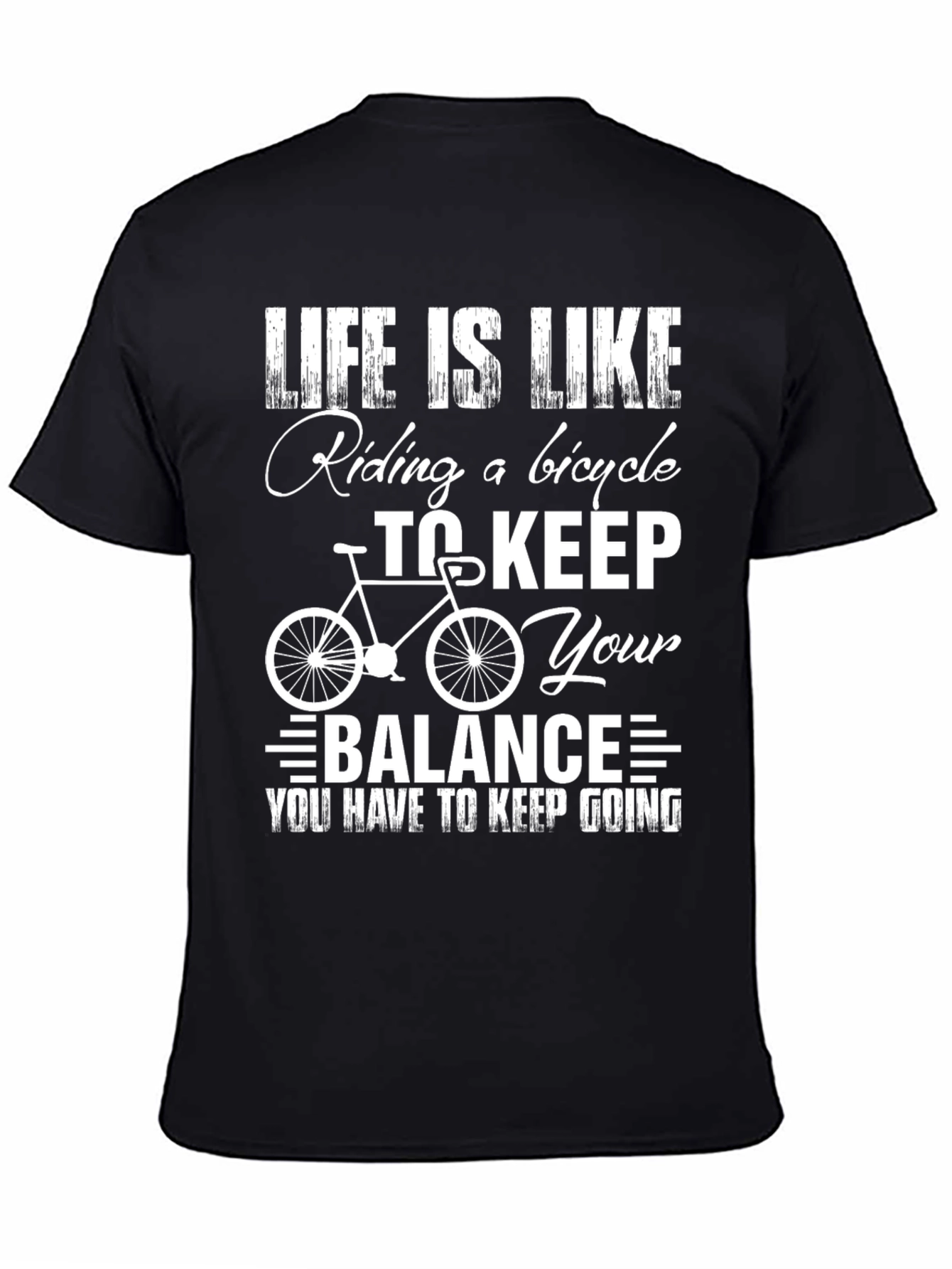 Life is Like Riding a Bicycle Graphic Tee