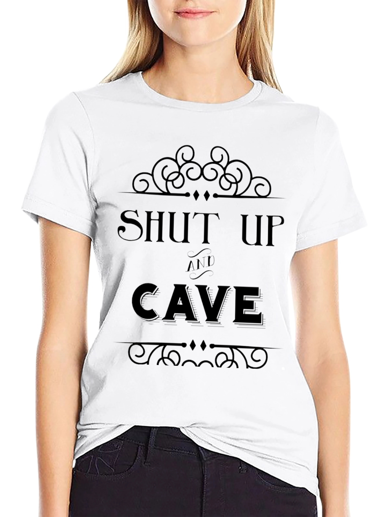 Shut Up and Cave Graphic T-Shirt - Unisex Tee