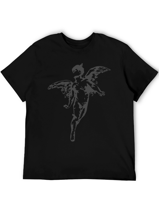 Angel Graphic Black T-Shirt