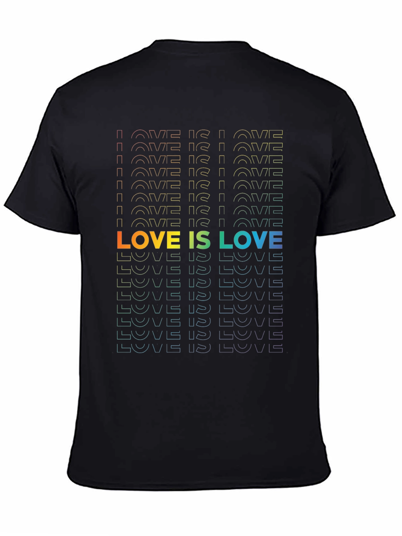 Love Is Love Rainbow Graphic T-Shirt