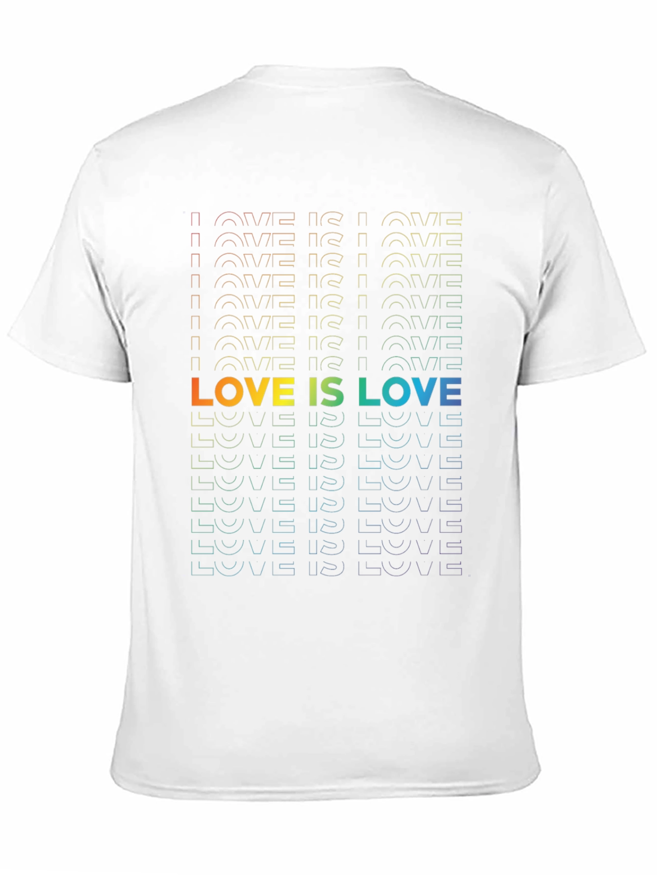 Love Is Love Rainbow Graphic T-Shirt