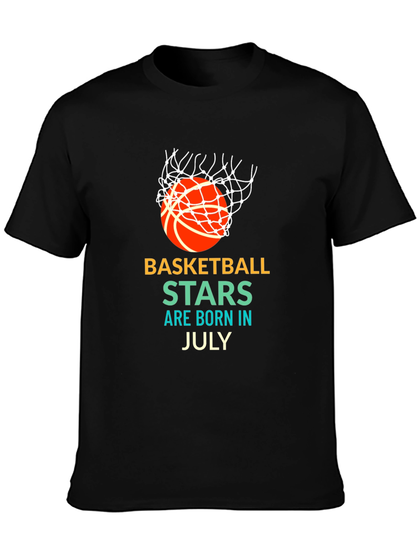 Basketball Stars Born in July Graphic T-Shirt