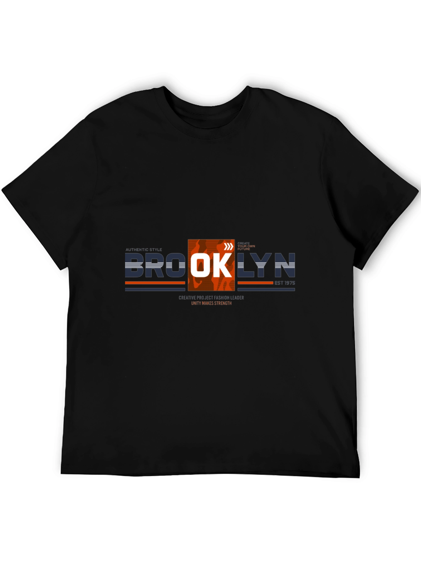 Brooklyn Graphic Print Crew Neck T-Shirt