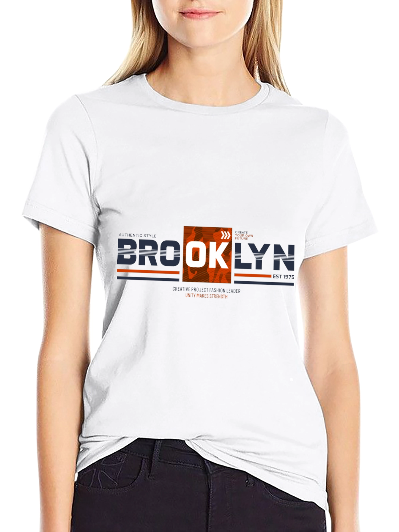 Brooklyn Graphic Print Crew Neck T-Shirt