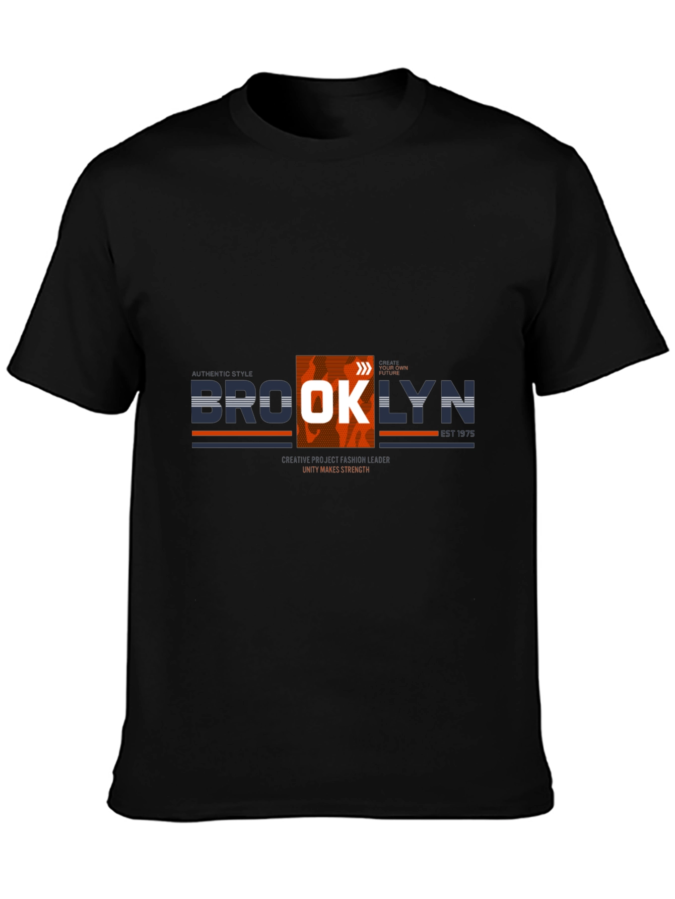 Brooklyn Graphic Print Crew Neck T-Shirt