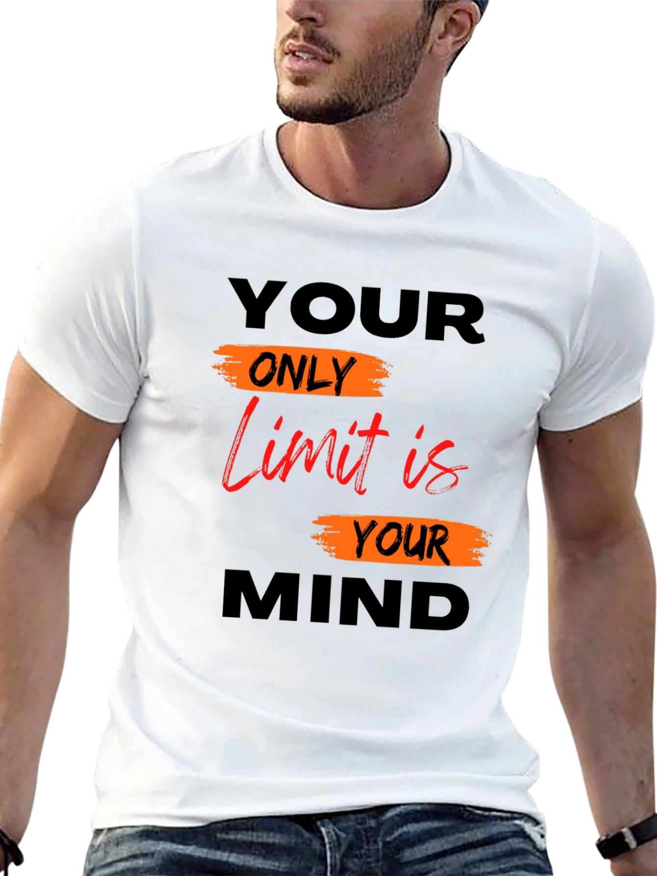 Motivational Mindset T-Shirt - Your Only Limit