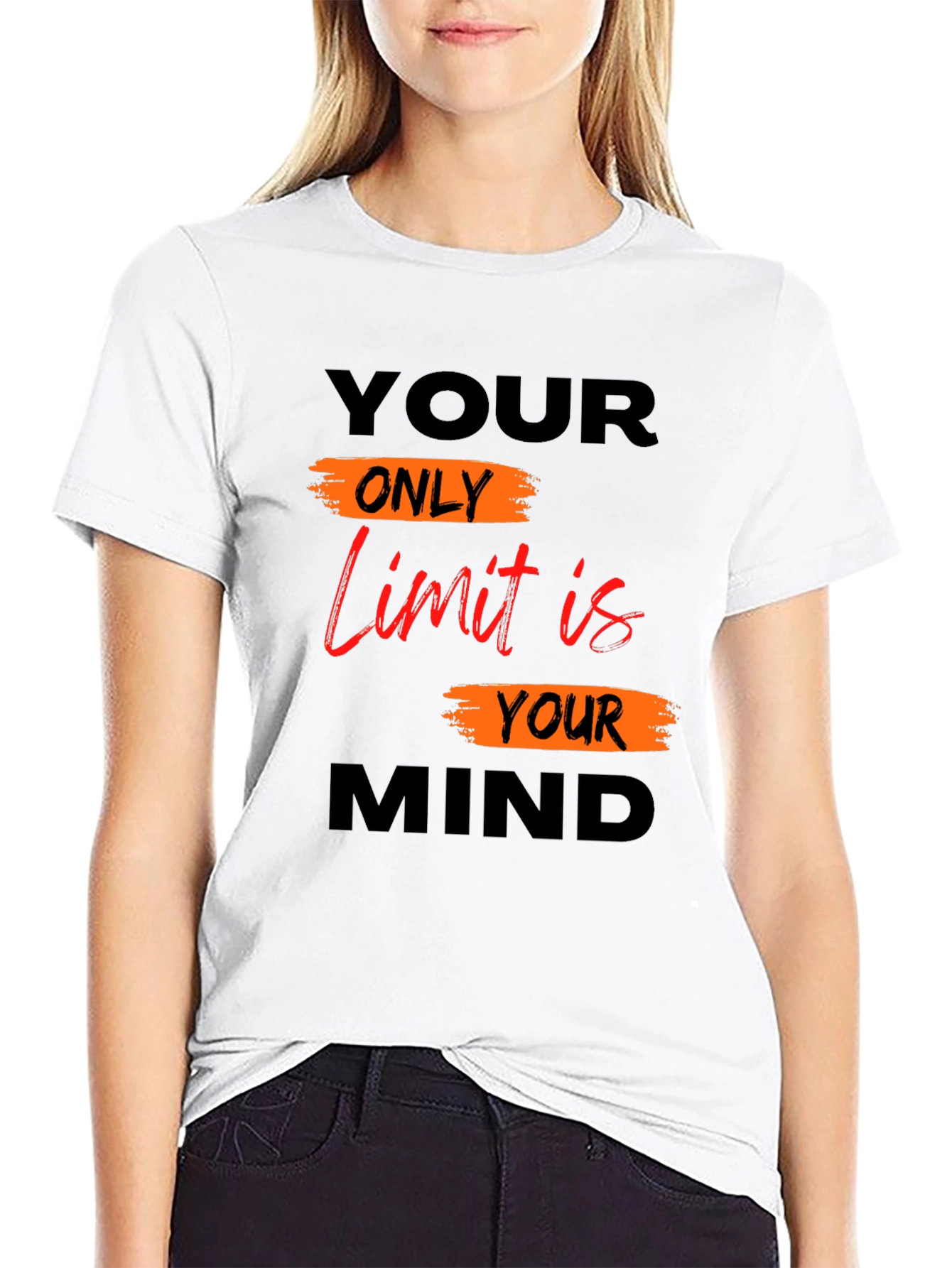 Motivational Mindset T-Shirt - Your Only Limit