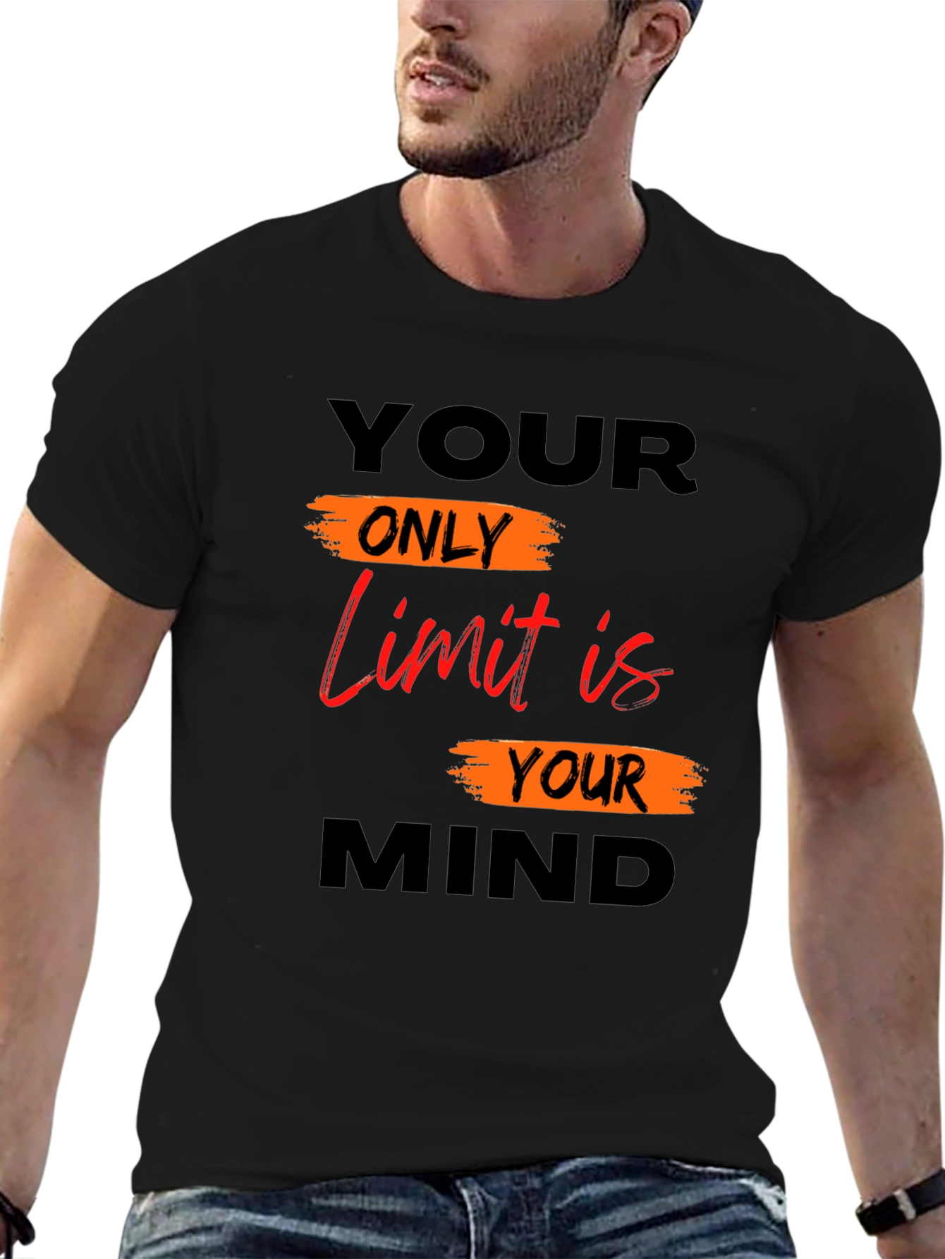 Motivational Mindset T-Shirt - Your Only Limit