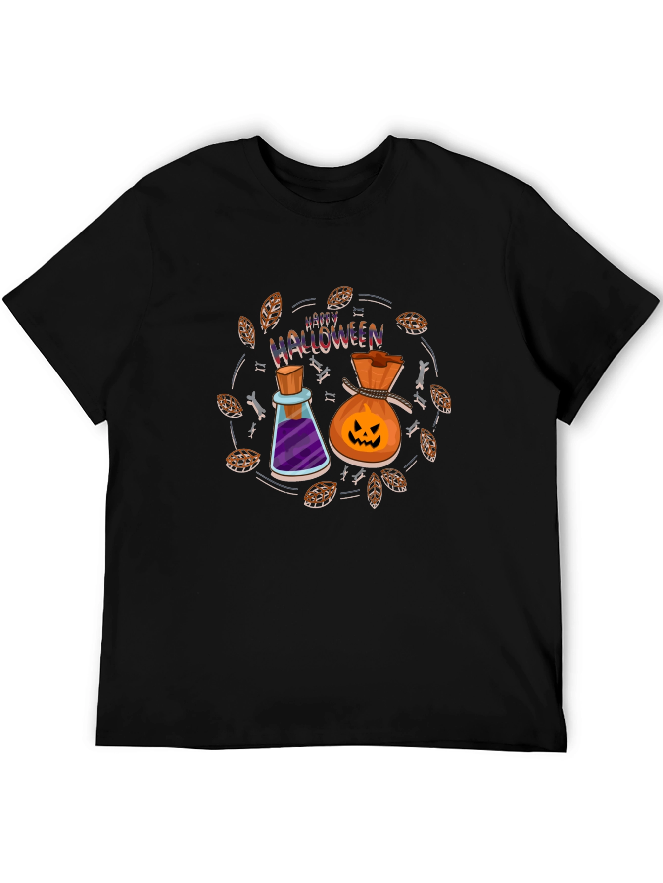 Halloween Themed Graphic T-shirt