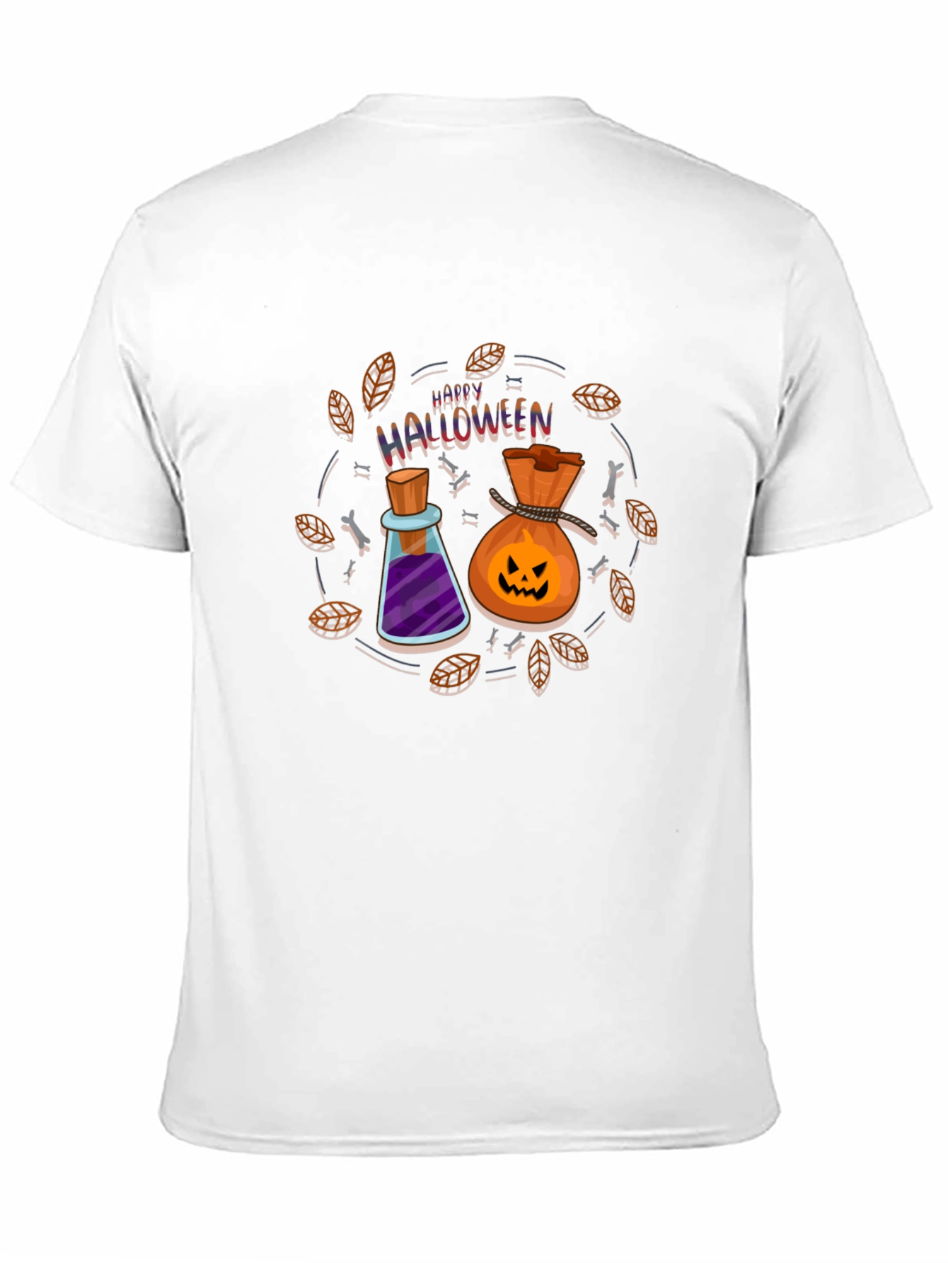 Halloween Themed Graphic T-shirt