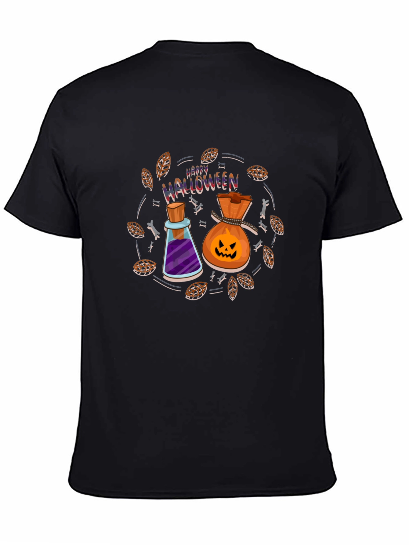 Halloween Themed Graphic T-shirt
